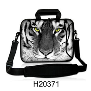15"- 15.6" (inch) LAPTOP BAG CARRY CASE/BAG WITH HANDLE & STRAP NEOPRENE FOR LAPTOPS/NOTEBOOKS, *TIGER*