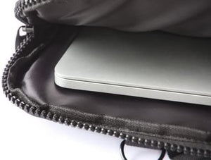 17" - 17,3" inch Laptop bag case made of Canvas with pocket for accessories *Black2B"