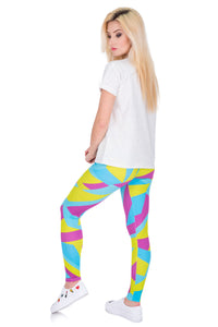 Full length womens/girls 3D full print leggings ****neon sport****
