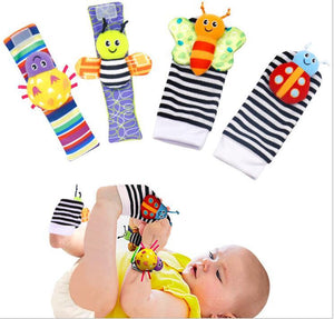 Sozzy Socks Baby Foot Finder & Wrist Rattles ***Sozzy4***