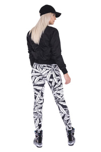 Full length womens/girls 3D full print leggings ****happiness weed****