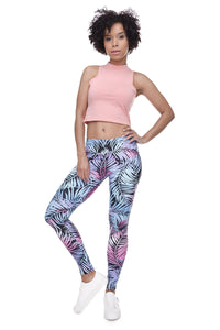 Full length womens/girls 3D full print leggings ****colour leaves****