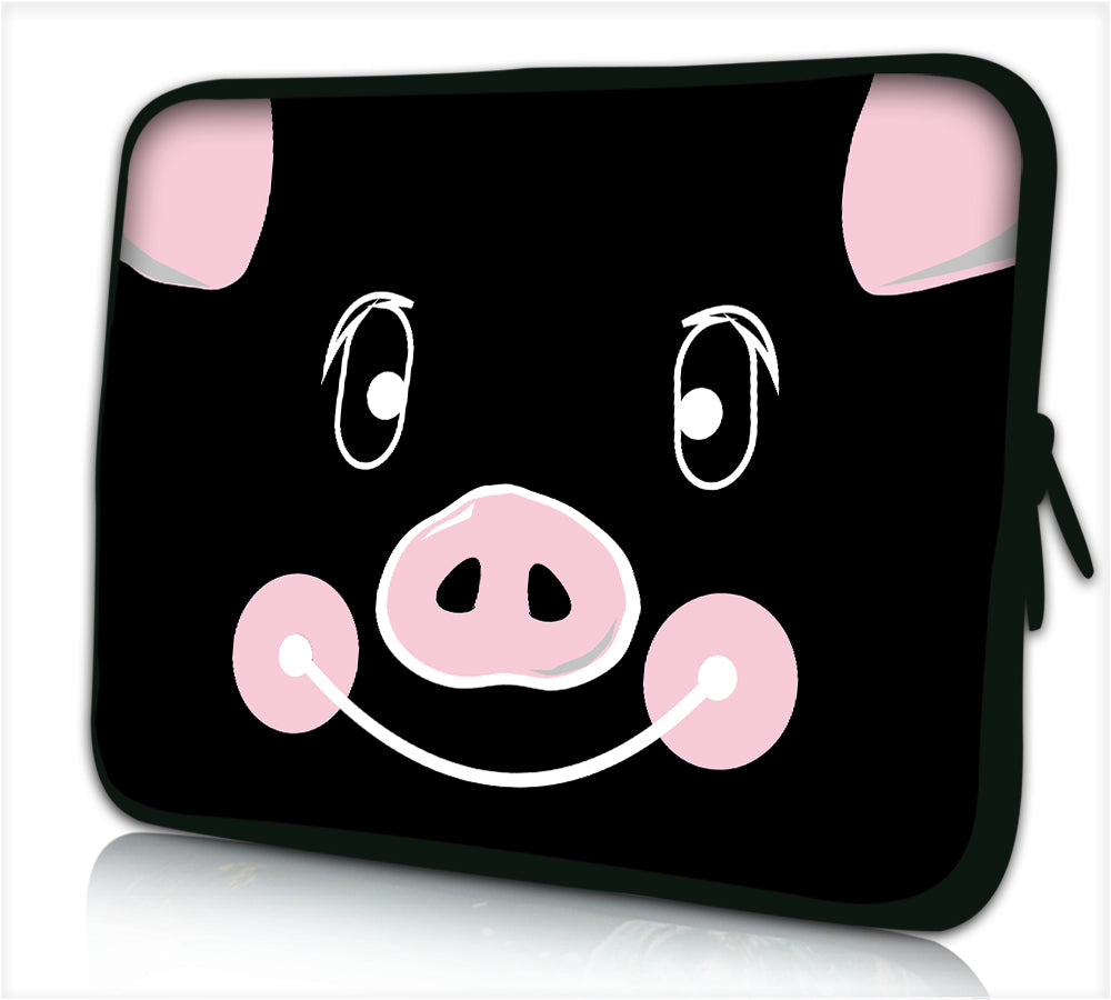 17"- 17.3" (inch) LAPTOP SLEEVE CARRY CASE/BAG NEOPRENE FOR LAPTOPS/NOTEBOOKS, ZIPPED *Pig*