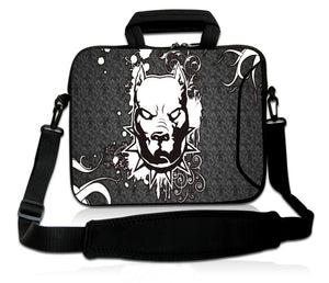 17"- 17.3" (inch) LAPTOP BAG/CASE WITH HANDLE & STRAP, NEOPRENE MADE FOR LAPTOPS/NOTEBOOKS, ZIPPED*PITBULL*
