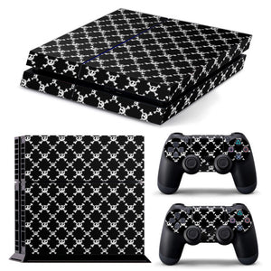PS4 FULL BODY Accessory Wrap Sticker Skin Cover Decal for PS4 Playstation 4, ***Mini Skulls***