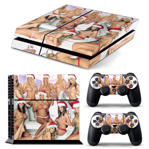 PS4 Slim FULL BODY Accessory Wrap Sticker Skin Cover Decal for PS4 Slim PlayStation 4 Slim, ***ChristmasLadies***
