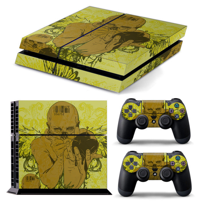 PS4 FULL BODY Accessory Wrap Sticker Skin Cover Decal for PS4 Playstation 4, ***DARK ANGEL***