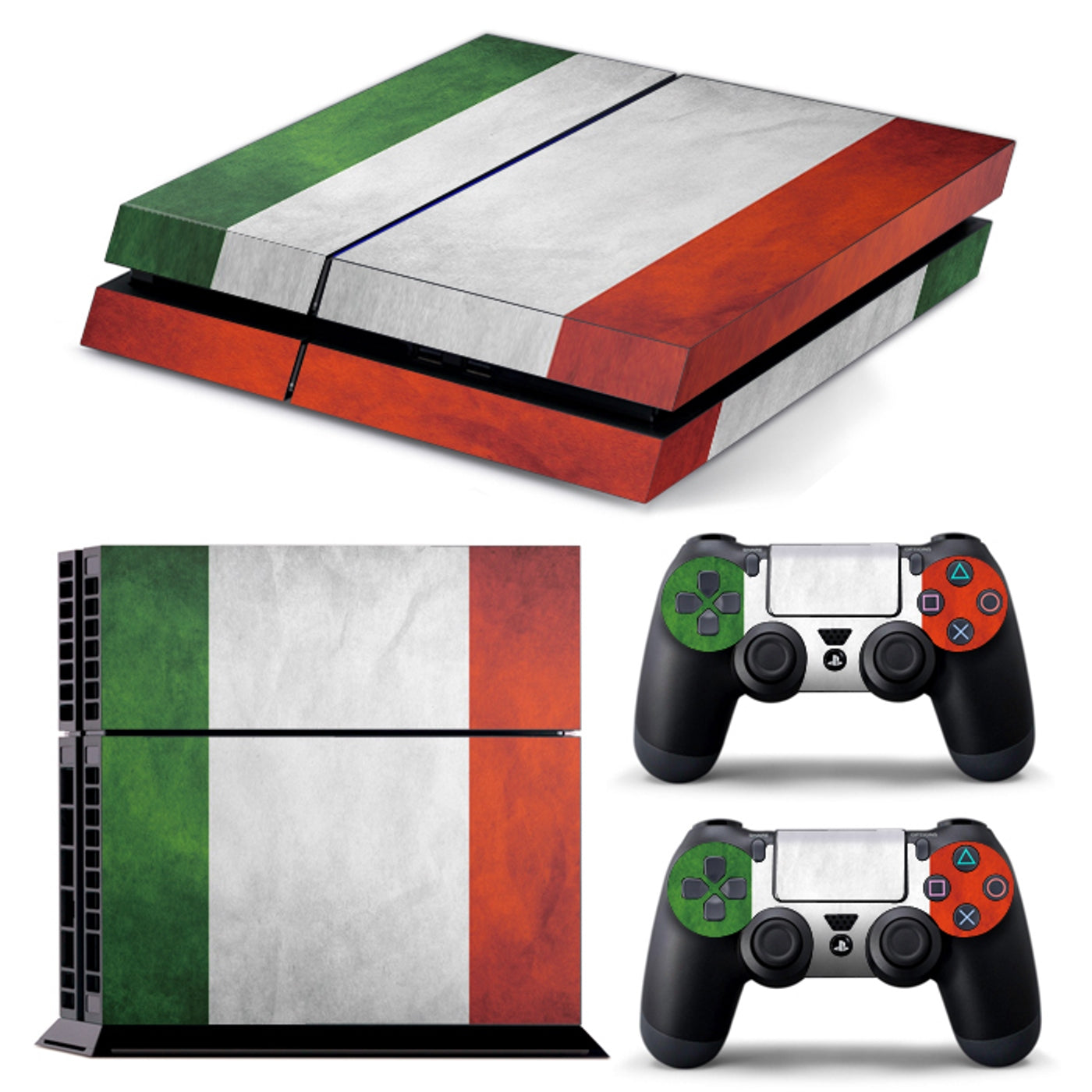 PS4 FULL BODY Accessory Wrap Sticker Skin Cover Decal for PS4 Playstation 4, ***Dirty Italia***