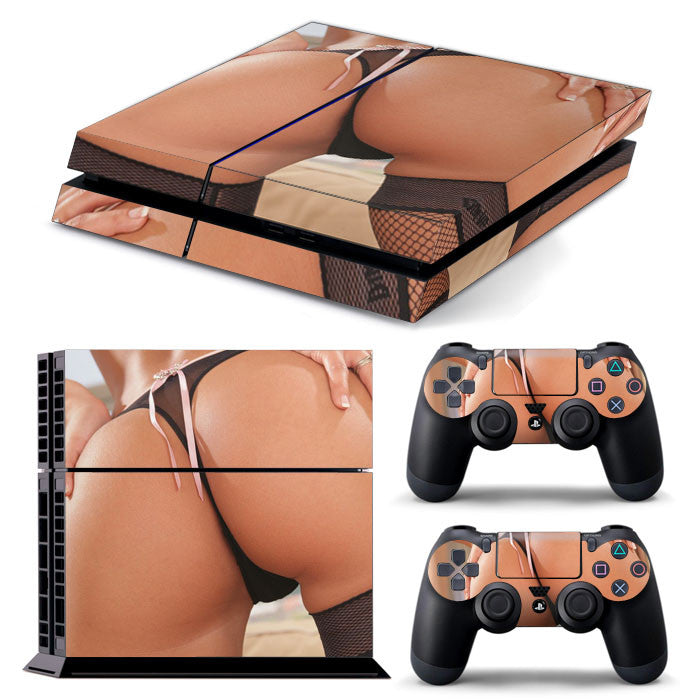 PS4 FULL BODY Accessory Wrap Sticker Skin Cover Decal for PS4 Playstation 4, ***Ass***