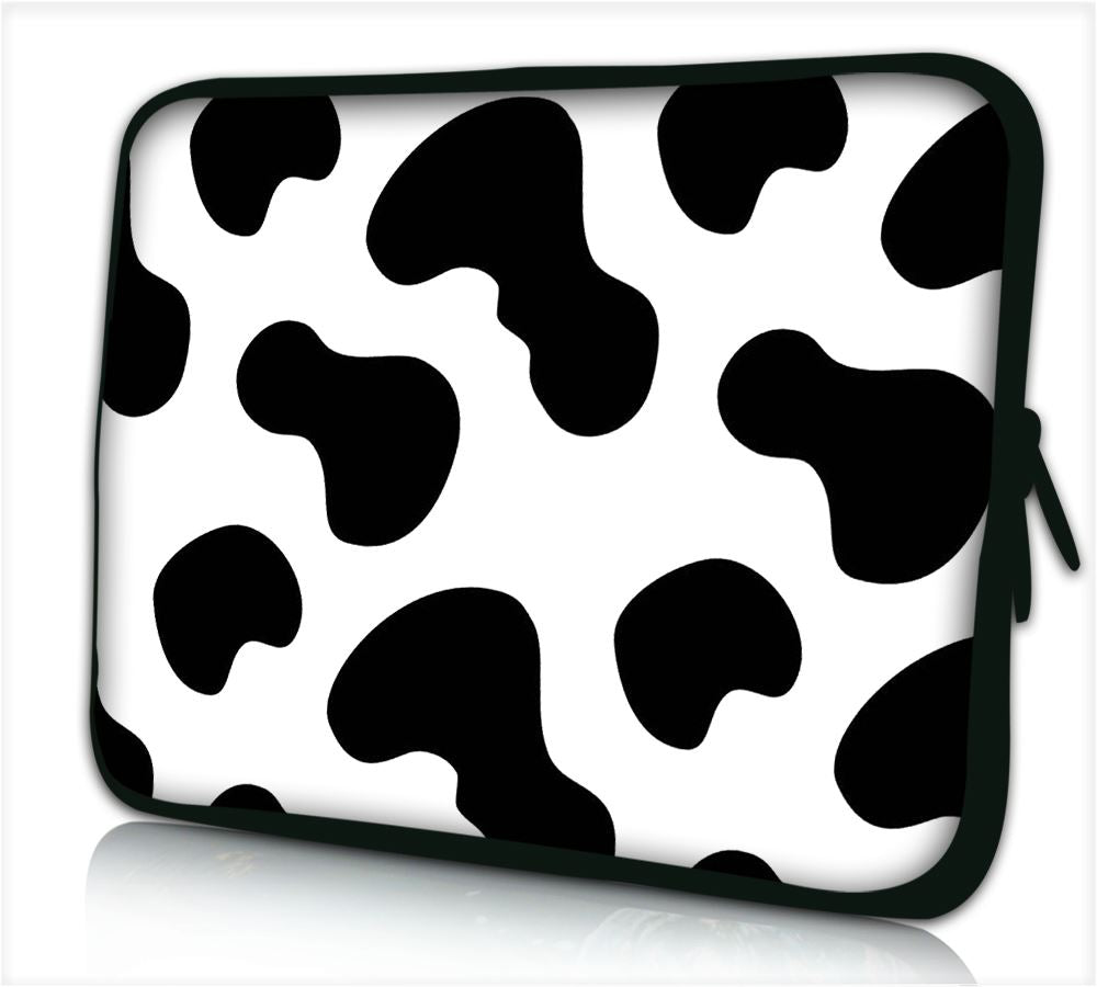 17"- 17.3" (inch) LAPTOP SLEEVE CARRY CASE/BAG NEOPRENE FOR LAPTOPS/NOTEBOOKS, ZIPPED *Cow*