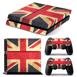 PS4 FULL BODY Accessory Wrap Sticker Skin Cover Decal for PS4 Playstation 4, ***Dirty England***
