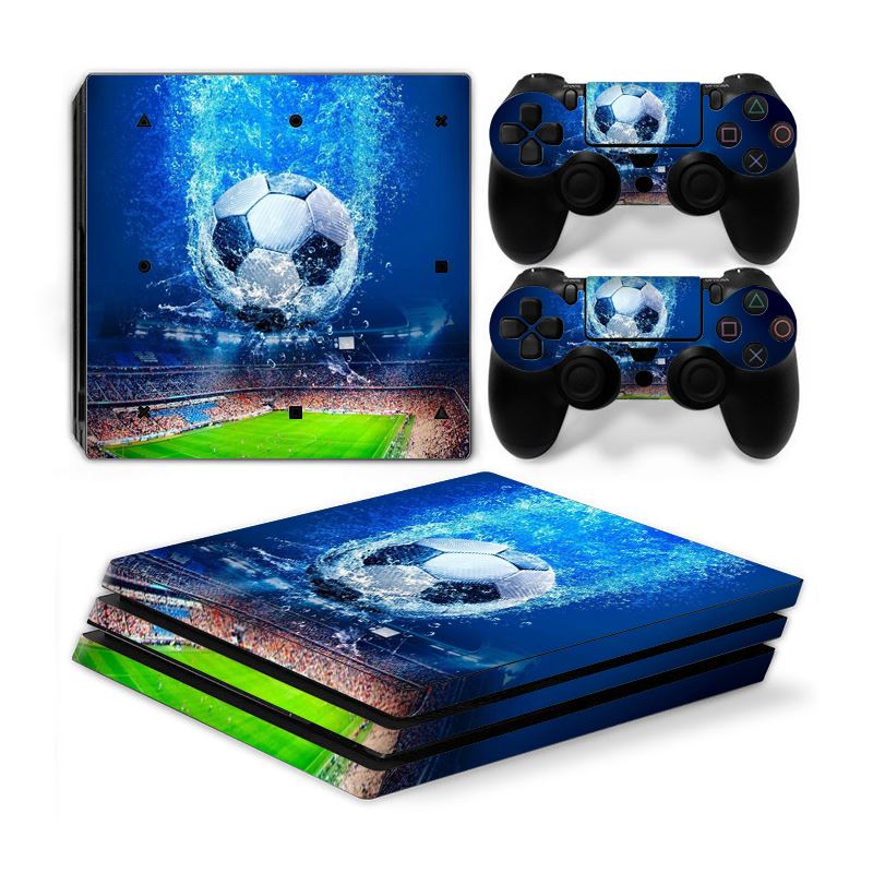 Playstation 4 Pro PS4 PRO Skin Stickers PVC for Console & Pads- Re-design your PS4 Pro ***FootballStadium***