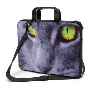 17" - 17,3" inch Laptop bag case made of Canvas with pocket for accessories *GreyCat"