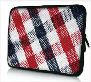 17"- 17.3" (inch) LAPTOP SLEEVE CARRY CASE/BAG NEOPRENE FOR LAPTOPS/NOTEBOOKS, ZIPPED *Grid*