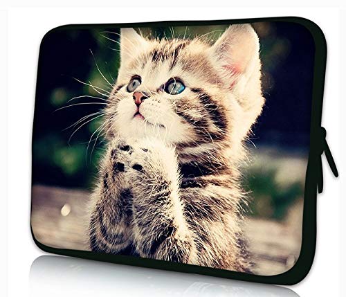 13"- 13.3"inch Tablet Laptop Case Bag Pouch Protective Cover by Funky Planet Bags/Cases *Little Cat*