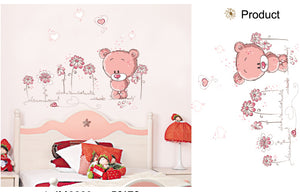 WALL STICKERS, BEDROOM WALL STICKERS, BEDROOM DECOR FOR BOYS & GIRLS ***Teddy Bear***