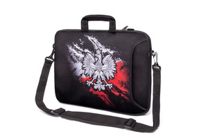 17"- 17.3" (inch) LAPTOP BAG/CASE WITH HANDLE & STRAP, NEOPRENE MADE FOR LAPTOPS/NOTEBOOKS, ZIPPED*POLAND*