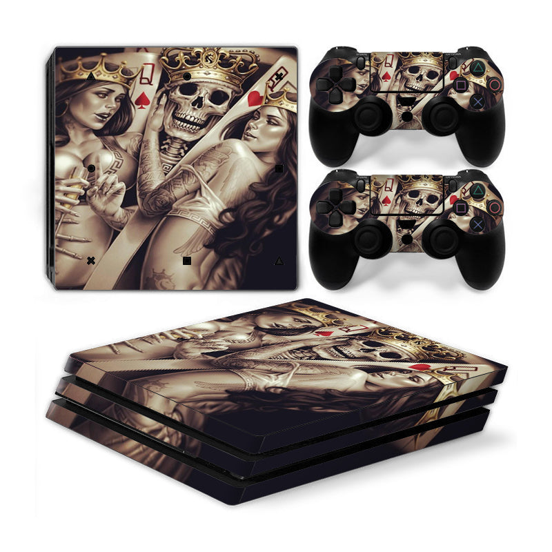 Playstation 4 Pro PS4 PRO Skin Stickers PVC for Console & Pads- Re-design your PS4 Pro ***TwoQueens***
