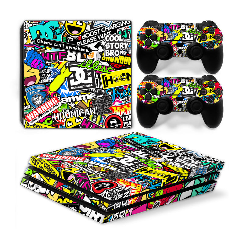 Playstation 4 Pro PS4 PRO Skin Stickers PVC for Console & Pads- Re-design your PS4 Pro ***LabelBlast***