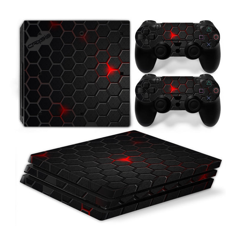 Playstation 4 Pro PS4 PRO Skin Stickers PVC for Console & Pads- Re-design your PS4 Pro ***BackComb***