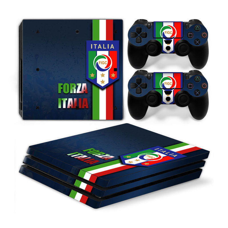 Playstation 4 Pro PS4 PRO Skin Stickers PVC for Console & Pads- Re-design your PS4 Pro ***Italia***
