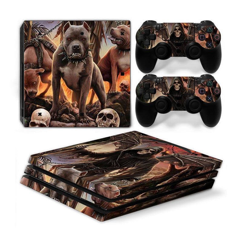 Playstation 4 Pro PS4 PRO Skin Stickers PVC for Console & Pads- Re-design your PS4 Pro ***ThreePitbulls***