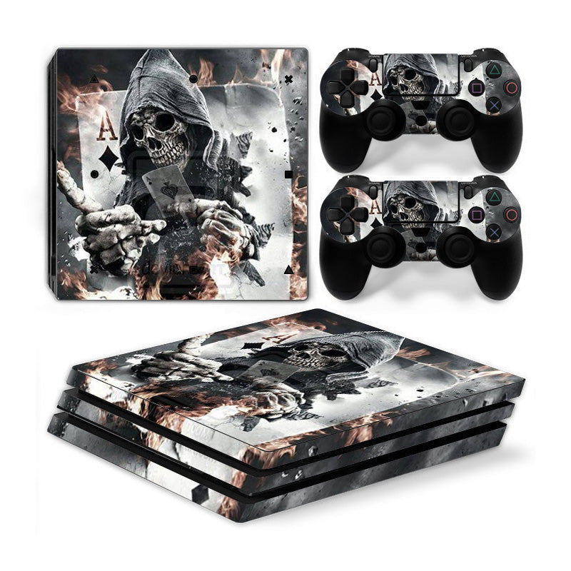 Playstation 4 Pro PS4 PRO Skin Stickers PVC for Console & Pads- Re-design your PS4 Pro ***CardSkull***