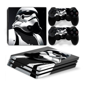 Playstation 4 Pro PS4 PRO Skin Stickers PVC for Console & Pads- Re-design your PS4 Pro ***Stormtropper***
