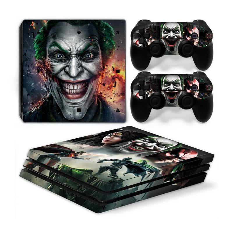 Playstation 4 Pro PS4 PRO Skin Stickers PVC for Console & Pads- Re-design your PS4 Pro ***Joker***