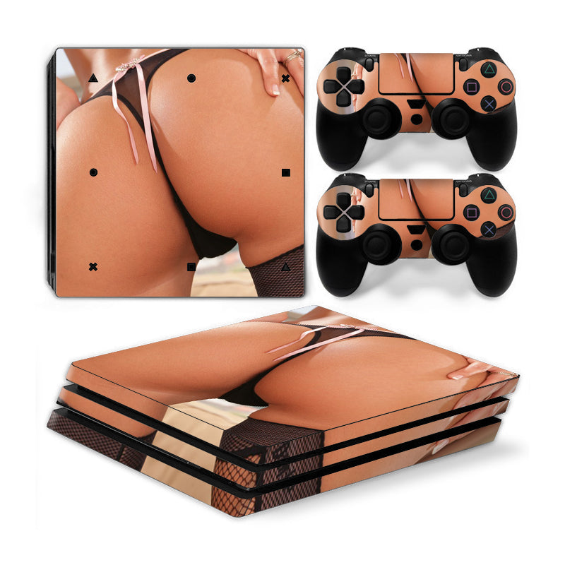 Playstation 4 Pro PS4 PRO Skin Stickers PVC for Console & Pads- Re-design your PS4 Pro ***Ass***