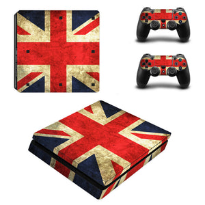 PS4 Slim FULL BODY Accessory Wrap Sticker Skin Cover Decal for PS4 Slim PlayStation 4 Slim, ***DirtyEngland***
