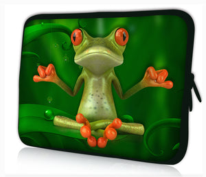 10 "inch Tablet Laptop Sleeve Protective Case by Funky Planet Bags/Cases *Yoga Frog*