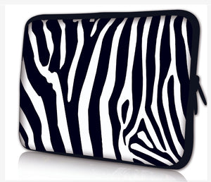 10 "inch Tablet Laptop Sleeve Protective Case by Funky Planet Bags/Cases *Zebra*